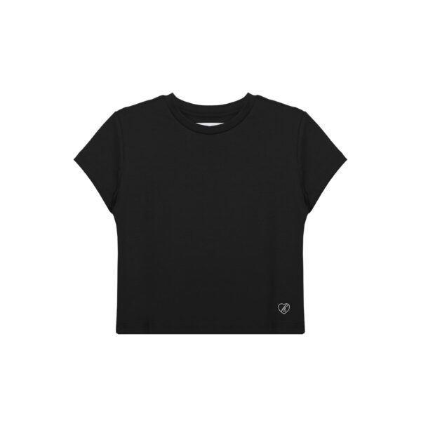 WOMEN BLACK BABY TEE