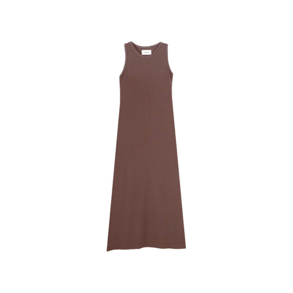 WOMEN BASIC BROWN DRESS