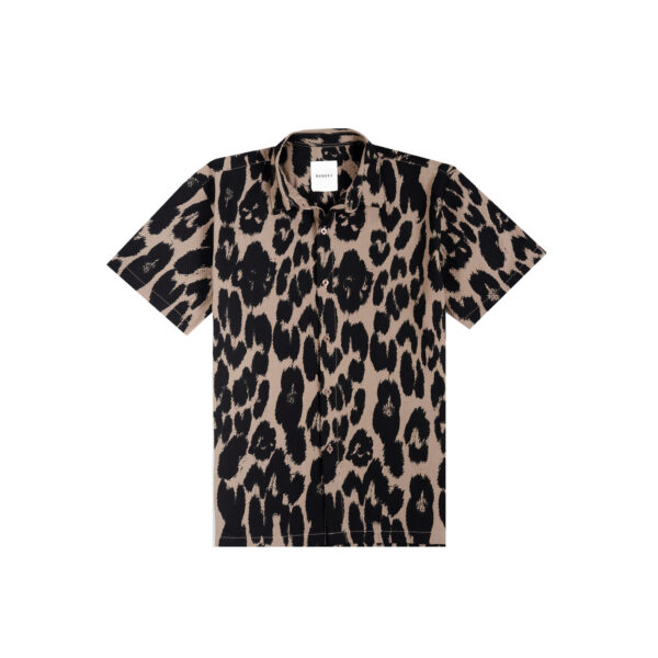 LEOPARD BROWN SHIRT