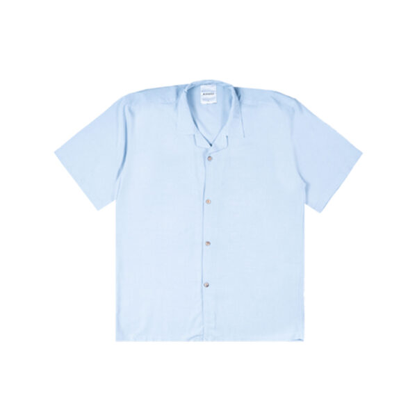 BASIC LENO SOFT BLUE SHIRT