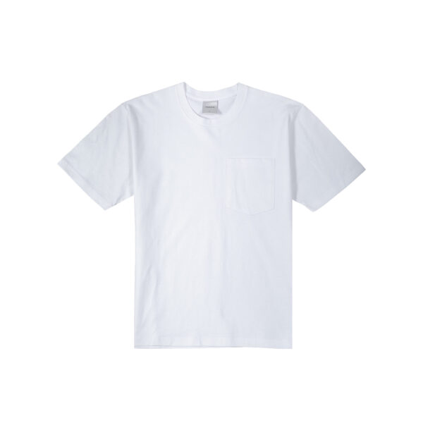 BASIC POCKET WHITE TEES