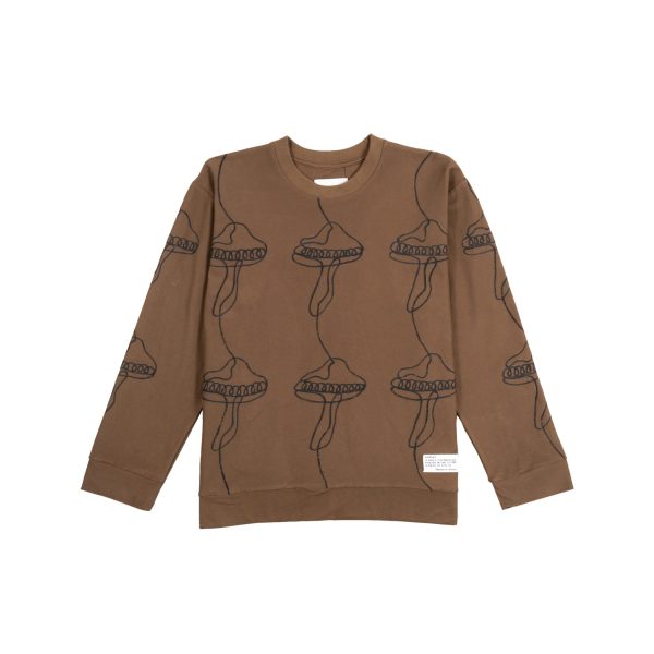 CREWNECK FUNGI BROWN