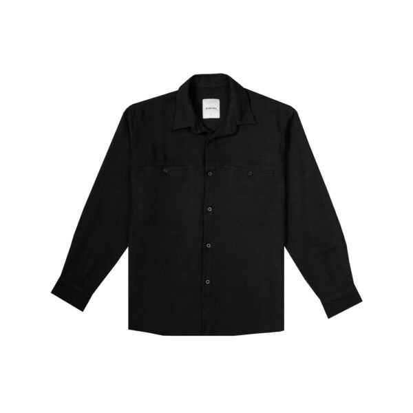 LONG SHIRT POCKET BLACK