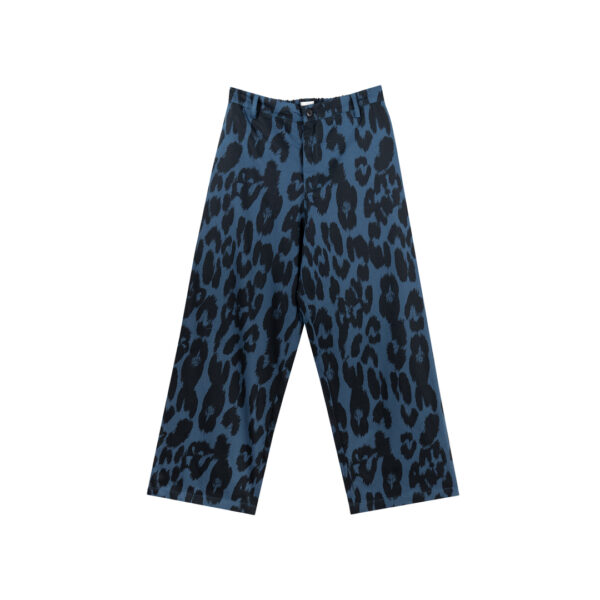 LEOPARD NAVY PANTS