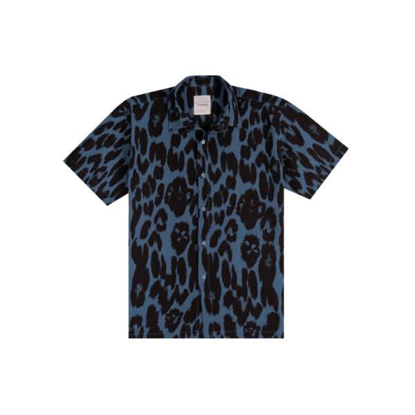 LEOPARD SHIRT NAVY