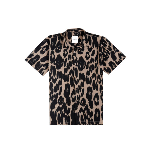 LEOPARD SHIRT BROWN