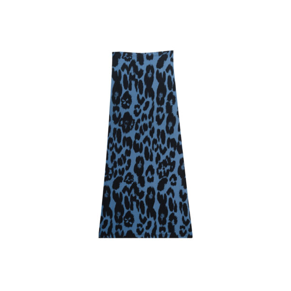 LEOPARD SKIRT BLUE