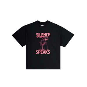 SILENCE SPEAKS BLACK TEES