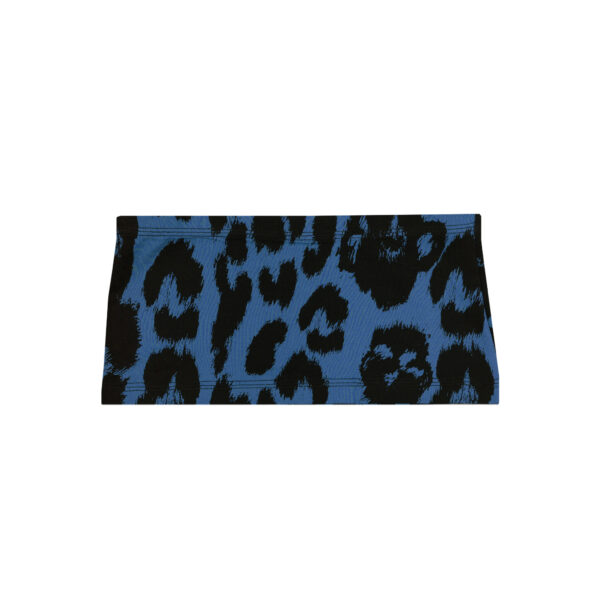WOMEN LEOPARD TOP BLUE
