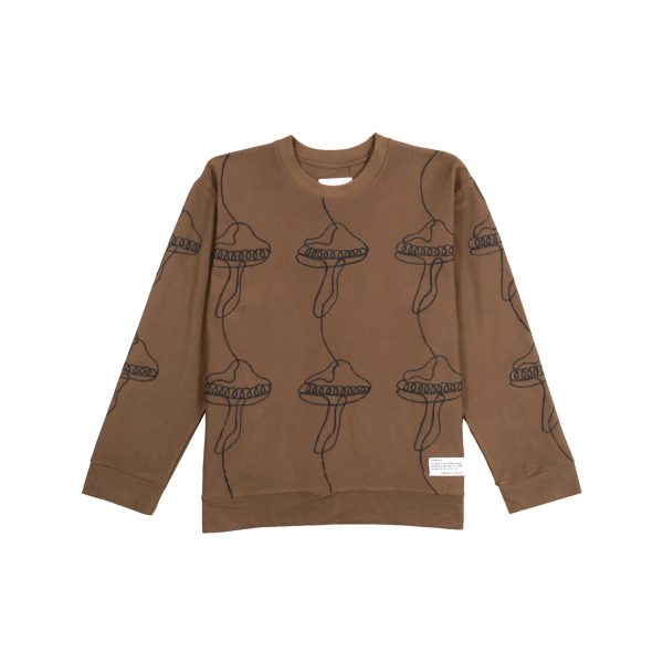 CREWNECK FUNGI BROWN